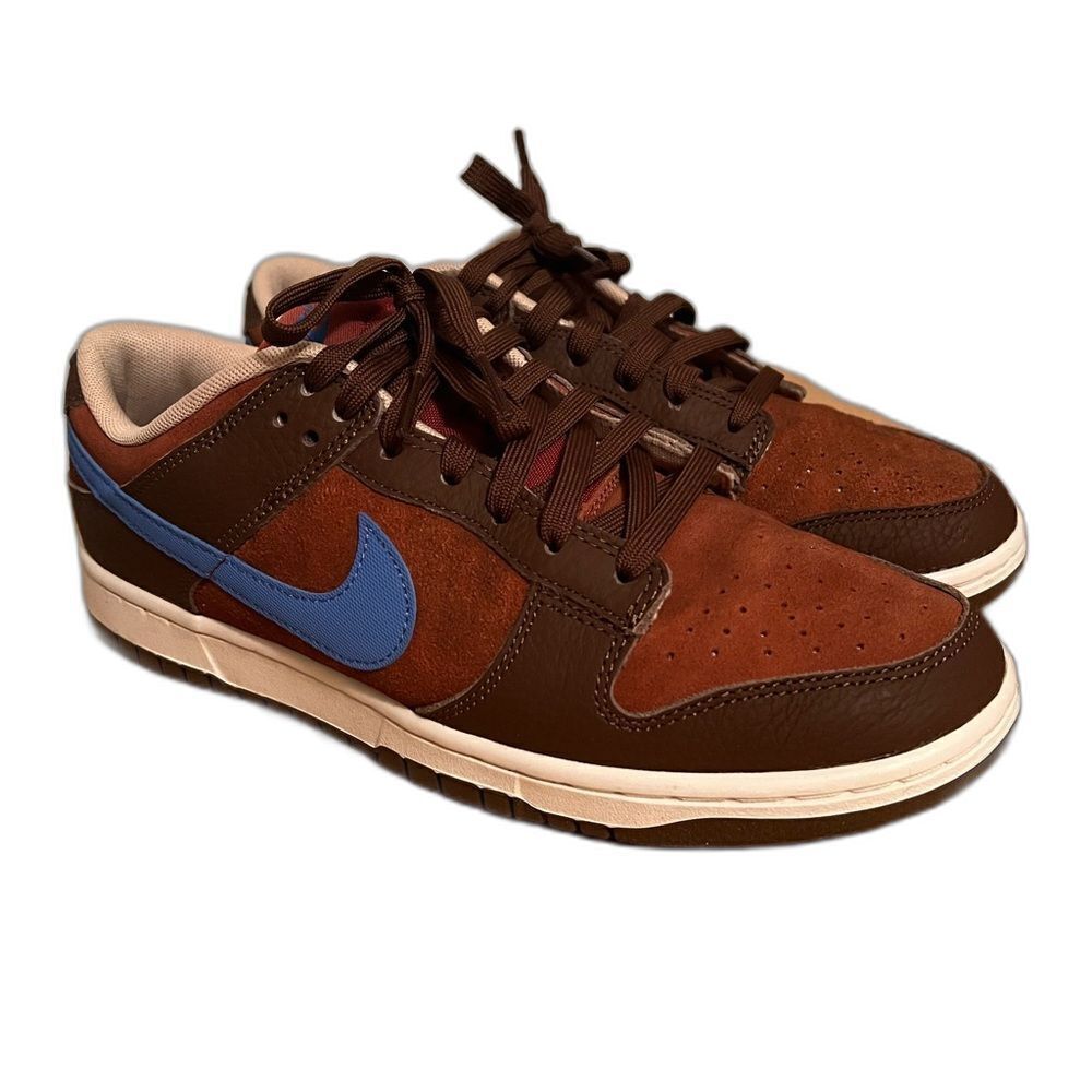 NEW Nike Dunk Low Retro PRM Cacao Wow / Comet Blue